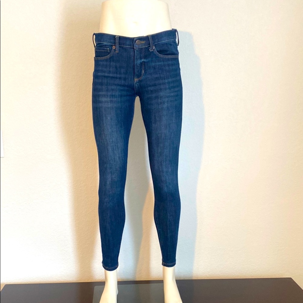 Banana Republic Dark Blue Skinny Denim - 27 regular